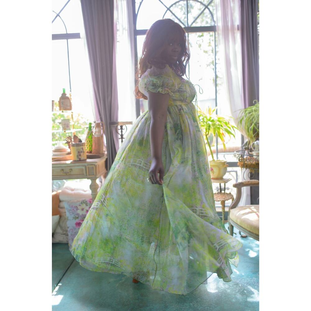 Selkie The Bridge Silk Gauze Seashell Gown NWT XL - Picture 2 of 7